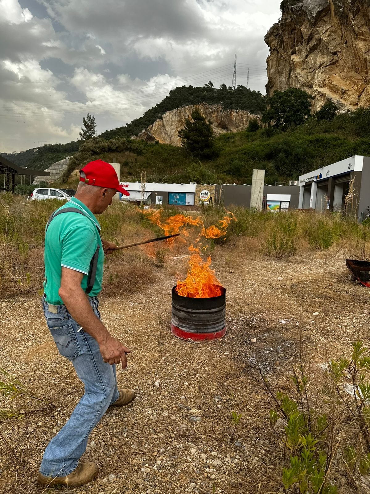 ZH Safety training and firefighting activity