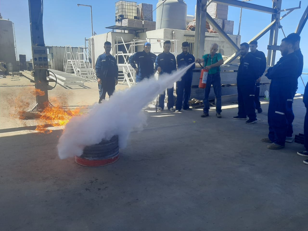 ZH Safety training and firefighting activity