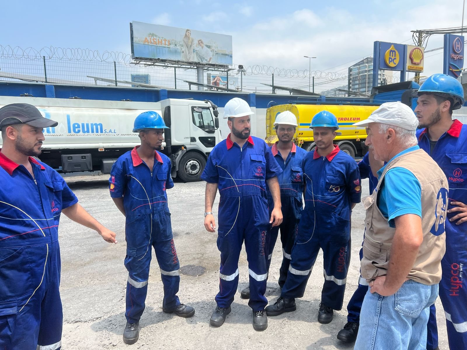 ZH Safety training and firefighting activity